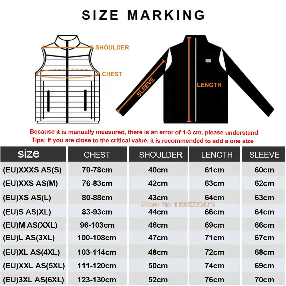 Unisex Heated jacket